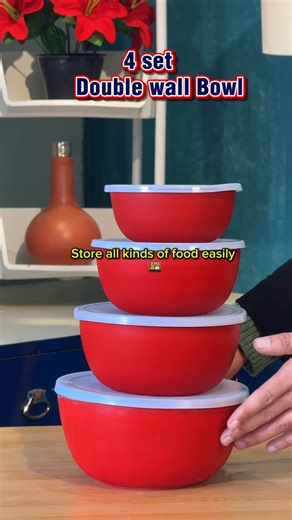 Nepalaya Home Appliances on Instagram: "4 PCS Microwave Bowl Set 🍲 • Food Grade & BPA Free • Microwave Safe 🔥 • Dishwasher Safe 🧼 • Leak-Proof Lid 💧 • 4 Bowls in Different Sizes Perfect for storing, reheating & serving food 👍 ☎️ 9810931414 (WhatsApp / Viber) #bowl #microwave #airfryer #KitchenEssentials #FoodStorage"