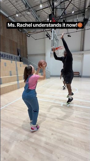Ms. Rachel understands it now!!🏀 #LethalShooter #Nba #msrachel #redbull
