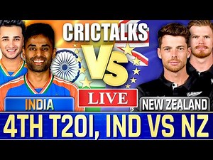 🔴 Live: IND vs NZ, 4th T20I, Cricket Live Match Today Scores, Commentary, 1st Innings