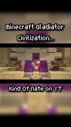 GLADIATOR CIVILIZATION… #minecraft #minecraftchallenge #mcyt #shorts #youtubeshorts