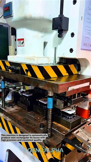 High Efficiency Mini Tin Box Forming Machine #manufacturing