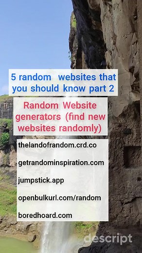 5 random website generators #randomwebsites #websitestowastetime #websiteswhenyourbored #moneyinflight