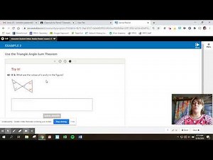 Lesson 2 3 Parallel Lines and Triangle Angle Sums enVision Geometry tutorial savvas interactive