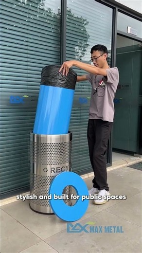 The Outdoor Recycling Bin That Performs in Every Season.#RecyclingBin ##WasteBin