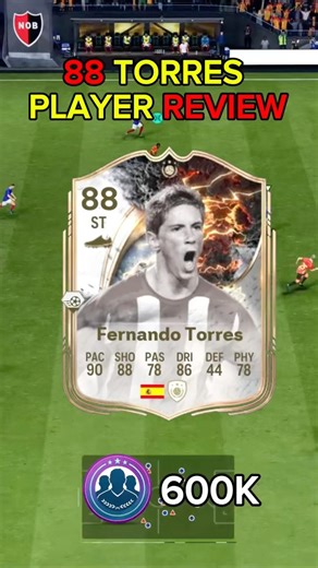 88 thunderstruck icon FERNANDO TORRES player review ea fc 26 #shorts #short #eafc26 #fc26