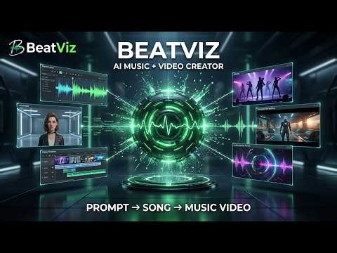 BeatViz AI — Create Full Music Videos, Songs & Covers with AI