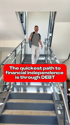4.5K views · 159 reactions | The quickest way to financial freedom and financial independence is through leveraging debt If you don’t have money and you don’t have assets, it’s your only option but the good news it’s a scalable option that works for anybody who does it the right way No matter your background or financial situation | FasterFreedom | Facebook