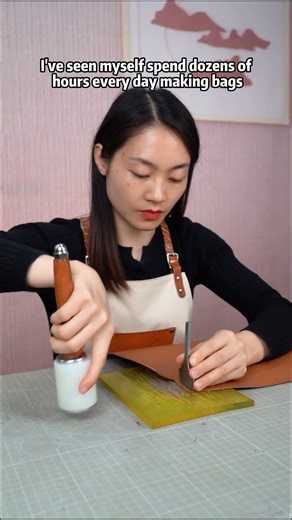 High-end handcrafted leather bag, different color options, do you love it?🥰