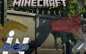 【看简介】Minecraft InGen宇宙更新！ 期待已久的4只混种恐龙登场