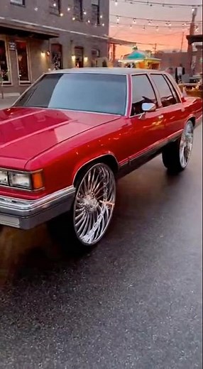 Candy painted box Chevy on 26”forgiatos …#chevy #caprise #boxchevy #cartok #ai #sehar