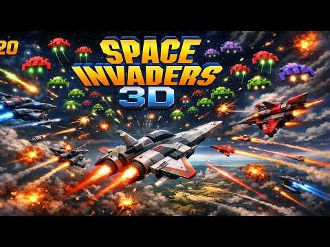Space Invaders 3D, Last & The Final Boss Level 20 Gameplay | Like, Share & Subscribe For More Games|