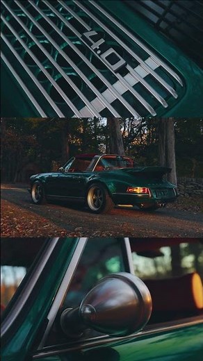 Singer 911 Targa Rio Commission: bespoke 4.0 flat-six, rare details and pure Porsche artistry.