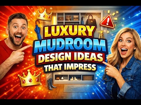 Luxury Mudroom Design Ideas That Impress #LuxuryMudroom #homedesign #luxuryhomes