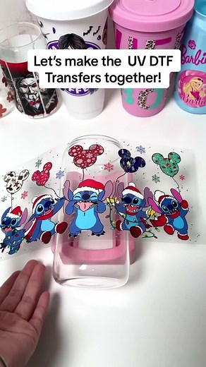 Custom UV DTF Cup Printing Process