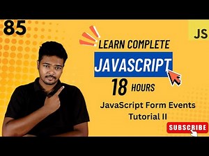 JavaScript Form Events Tutorial II