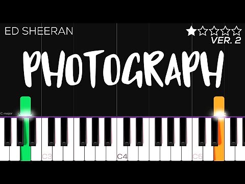Ed Sheeran - Photograph | EASY Piano Tutorial