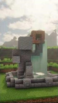 Minecraft Fountain Design Idea #minecraft #shorts