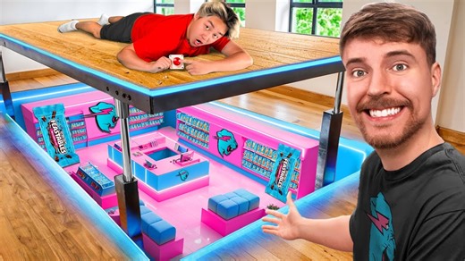I Built a SECRET Room For MrBeast! | Topper Guild Vlog