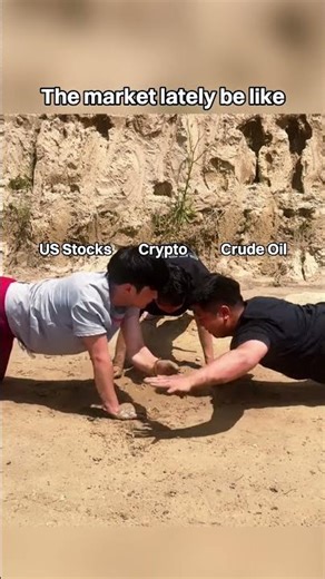 When US Stocks and Crude Oil take a breather, Crypto takes a faceplant. 🤡 🌊