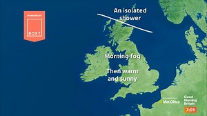 ☀️Plenty of warm sunshine today however there is an increasing thunderstorm risk by the end of the weekend @alexberesfordTV has the weather forecast | Good Morning Britain