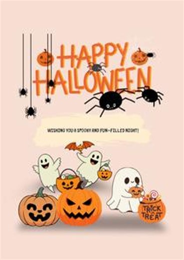 Halloween Printable PDF Bundle – Greeting Card, Party Invitation, Poster - Etsy