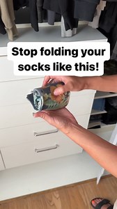 This simple sock fold will keep your socks lasting longer! #hack #laundry #tutorial #socks #folding #homesweethome #Organization | Annie Lynn