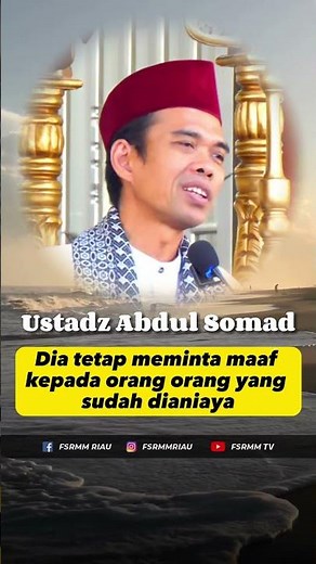 Rasulullah Sang Pemaaf #abdulsomad #ceramahuas
