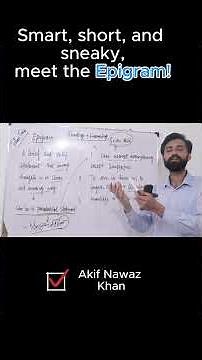 57. Epigram Example: Figures of speech