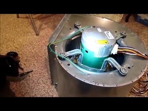 Evergreen ECM blower motor install on a 2 stage goodman