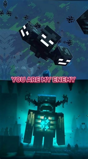 YOU ARE MY ENEMY MINECRAFT VERSION 💀 #shorts #herobrine #enemy