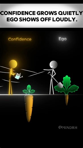 Confidence Builds While Ego Destroys. #success #ego #confidence