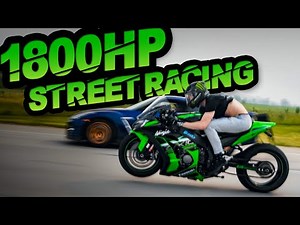 200MPH Street Racing - 1800HP GTR’s - ZX10R - Hellcat Swap Dakota - AWD Trailblazer - 1600HP Lambo
