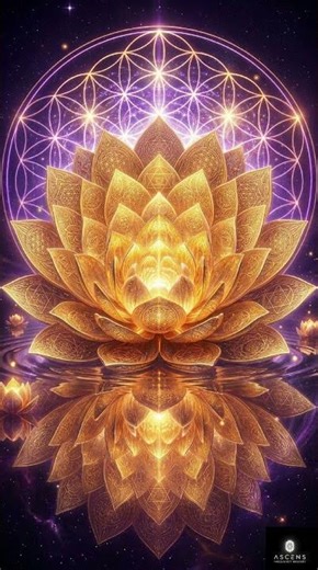 🌸 963Hz Golden Lotus - Crown Chakra Awakening & Divine Connection