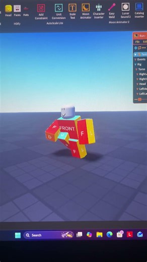 Run animation #roblox #3danimation #development #robloxanimation #robloxstudio