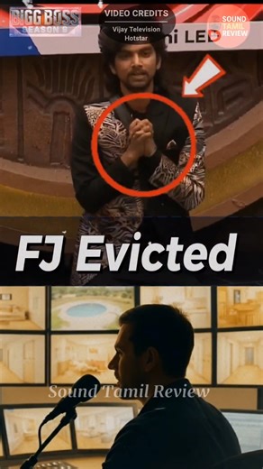 FJ Evicted From Bigg Boss Season 9 Tamil