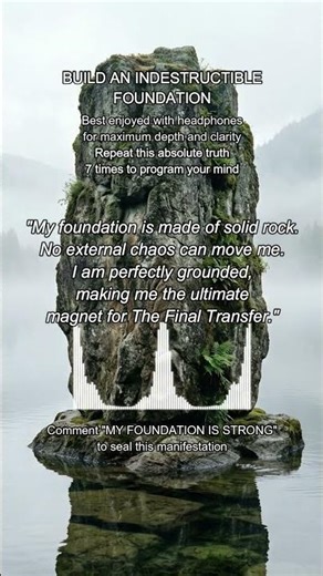 Build An Indestructible Foundation #RootChakra #TheFinalTransfer