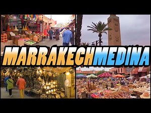MARRAKECH MEDINA - Old Town - Morocco (4k)