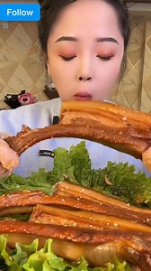 Pork Rib mukbang #asmr #mukbang #foodie | Jing Sing