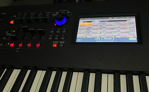 yamaha modx8 合成器开箱