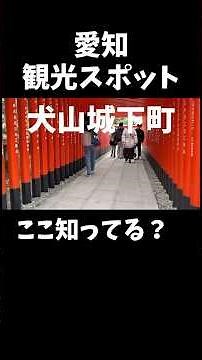 [Aichi Tourism] Inuyama Castle Town #travel #sightseeing #trip