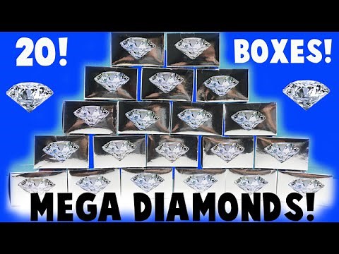 MEGA MEGA Diamond Dig It Unboxing! 20 Boxes! Did I Find a Diamond?