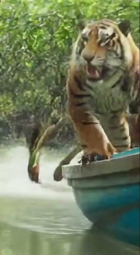 Sundarbans Tiger Attack Caught on Camera | Real POV Footage of Terrifying Royal Bengal Tiger Leap