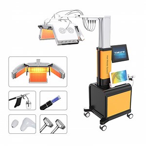 [Hot Item] High Power Laser Hair Growth Diode Laser Hair Care Machine Microneedling Scalp Inpection Pothon Bio Hair Regrowth System