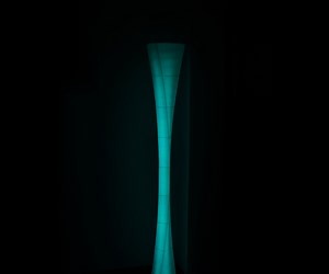 3d Printed Floor Lamp From Parametric Design