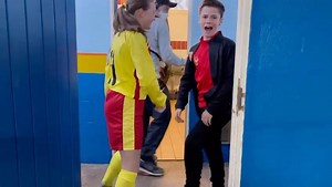 Jamie Johnson FC on Instagram: "Someone's excited for EPISODE 6 - live at 5pm today on @cbbc! Remember you can get all episodes to date (including EPISODE 6) On @bbciplayer #FootballIsDrama #JamieJohnson"