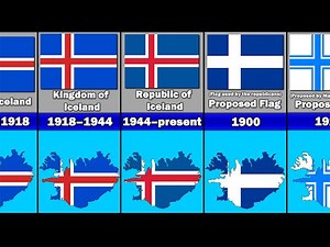 Evolution of Iceland's Flag and Territory