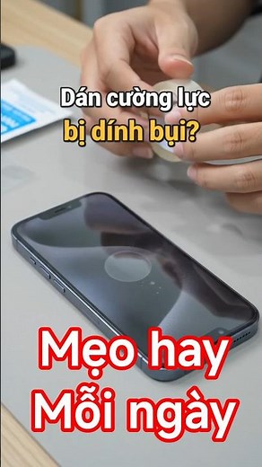 hướng dẫn cách tự dán kính cường lực cho điện thoại #meovathuuich #meohay