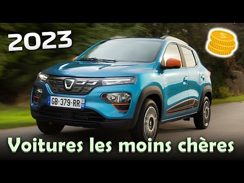 2023 : Les 10 voitures NEUVES les MOINS CHÈRES du marché !
