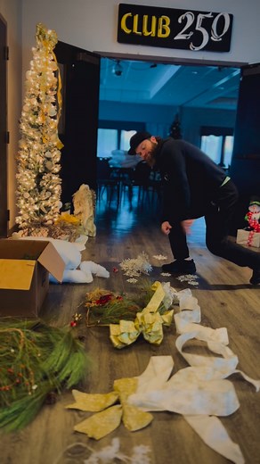 🎄😂 Christmas chaos at Club 250! I’m over here wrestling a 10-foot tree that refuses to stand straight, ornaments rolling everywhere, and glitter launching surprise attacks. And hey — I personally know Santa… and he’s showing up THIS SUNDAY, so we’ve gotta get this place looking right! 🎅🔥 Grab your spot for Santa Brunch here 👇🏼 https://www.timberidgeclub250.com/santa-brunch | Don Nuttle