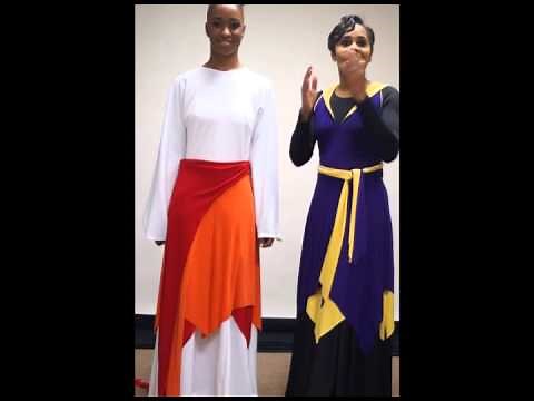 Sisterly Grace Praisewear - TUTORIAL - "How to Create 10 Differet Looks with this Garment!"